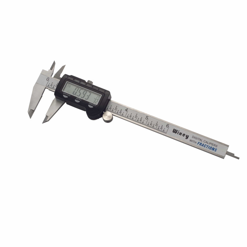 Dual Display Fractional Digital Caliper